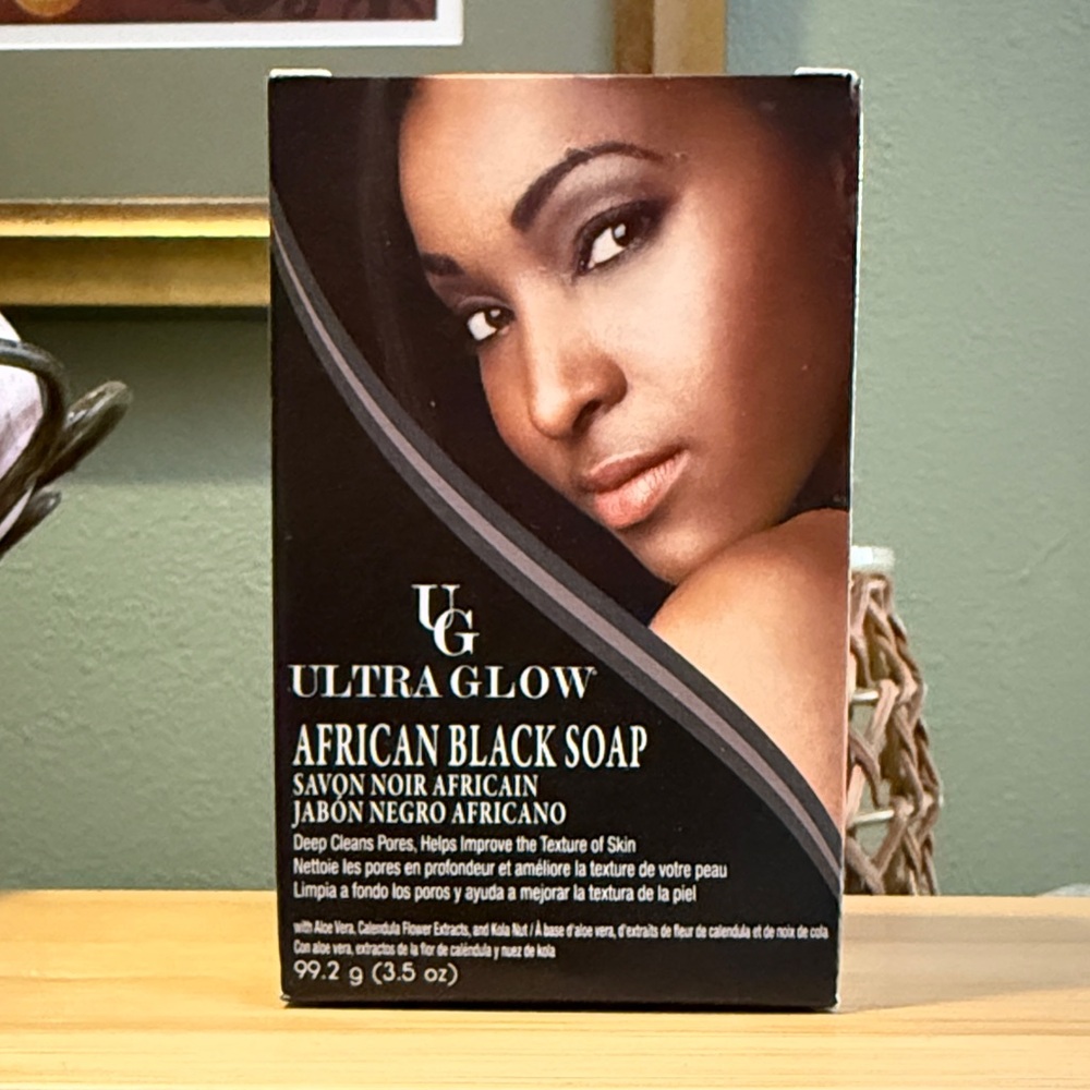 Ultra Glow African Facial and Body Soap - Smells Amazing